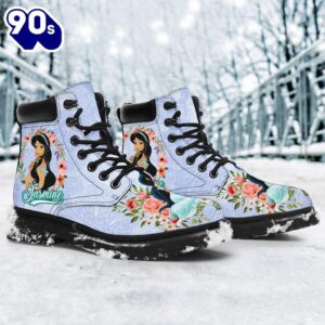 Jamine Princess Leather Boots Shoes Custom
