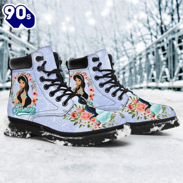 Jamine Princess Leather Boots Shoes Custom