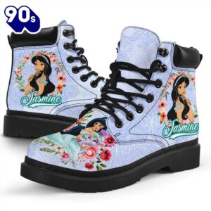 Jamine Princess Leather Boots Shoes Custom