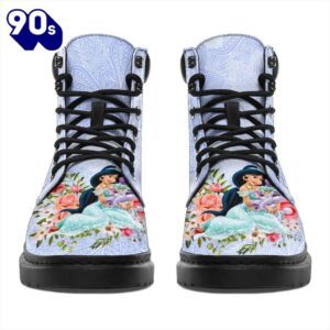 Jamine Princess Leather Boots Shoes Custom