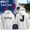 Japan Baseball 2026 World Baseball Classic 2DHoodie Limited Edition White
