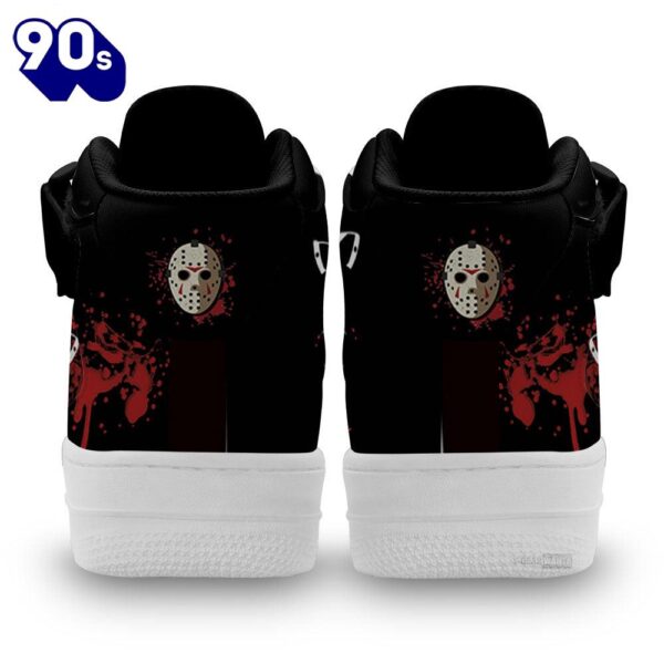 Jason Voorhees Mid Force Shoes Custom Friday 13th For Horror Fans