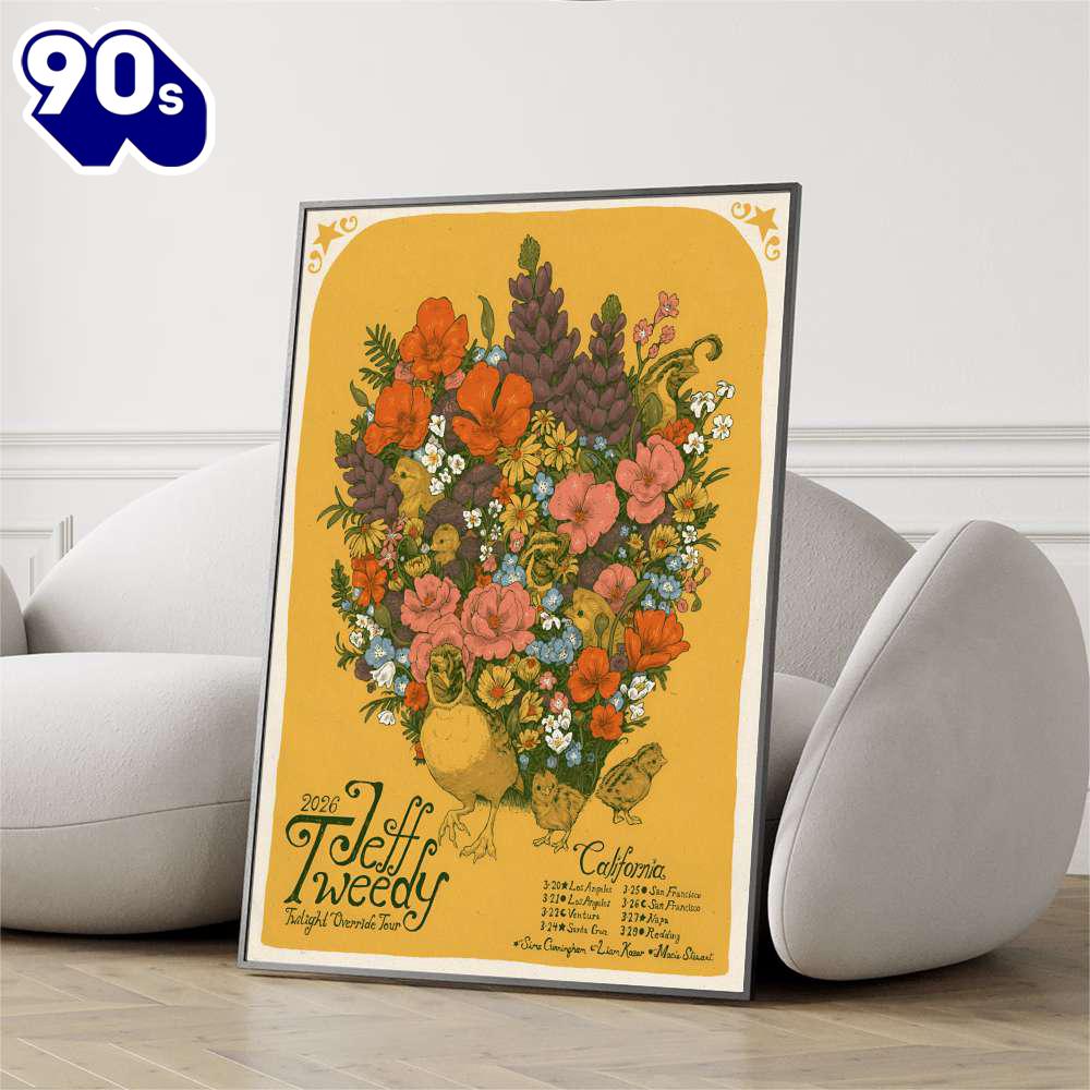 Jeff Tweedy Twilight Override 2026 Tour Poster Jeff Tweedy Twilight Override 2026 Tour Poster