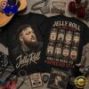 Jelly Roll Is My Jam Songs in Jars Front and Back T Shirt, Viral 3D Music Tee