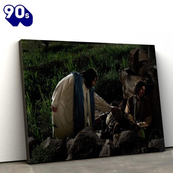 Jesus Agonia Getsemani Jesus Canvas Wall Art  , Christian Gifts Christmas