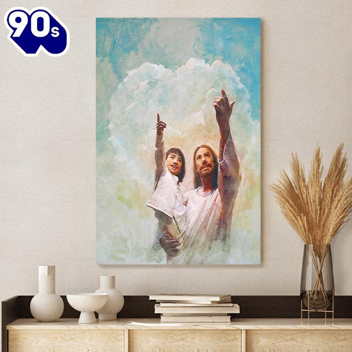 Jesus And A Child Picture God Is Love Canvas Wall Art Poster Gift Christmas Jesus And A Child Picture God Is Love Canvas Wall Art Poster Gift Christmas