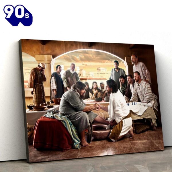 Jesus And Apostles Jesus Canvas Wall Art  , Christian Gifts Christmas