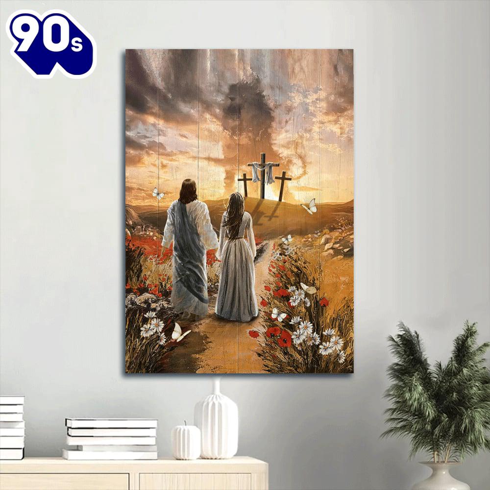 Jesus And The Girl Painting Canvas Wall Art Amazing Sunset Stunning Lion Poppy Flower Canvas Poster Gift Christmas Jesus And The Girl Painting Canvas Wall Art Amazing Sunset Stunning Lion Poppy Flower Canvas Poster Gift Christmas