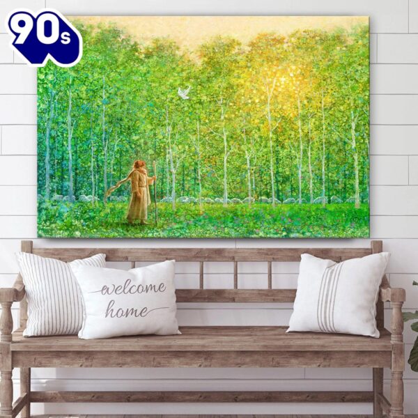 Jesus And The Lamb Picture Shepherd Of My Heart Canvas Wall Art