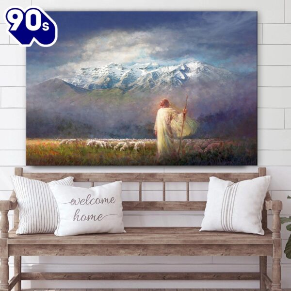 Jesus And The Lamb Picture You Came Near Canvas Wall Art