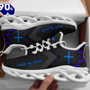 Christian Running,   Jesus Black Running Shoes Max Soul Shoes For Men And Women