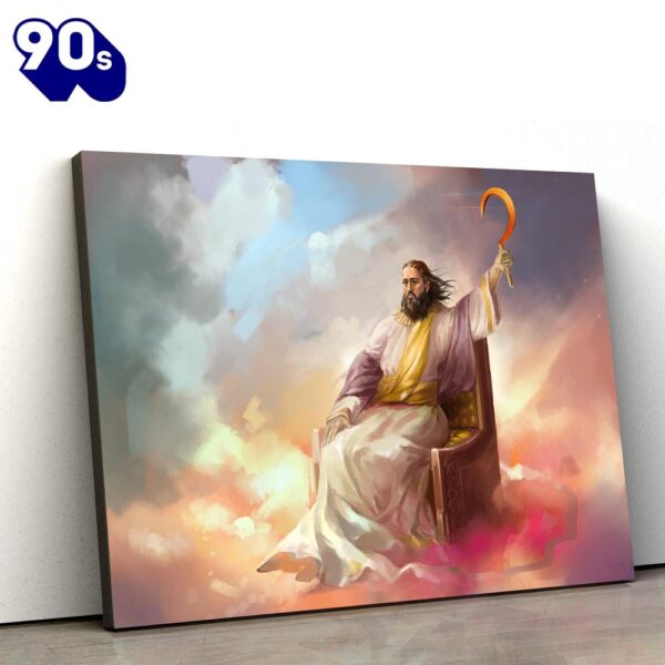 Jesus Book Of Revelation Jesus Canvas Wall Art  , Christian Gifts Christmas