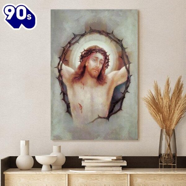 Jesus Christ After The Crucifixion Canvas Wall Art