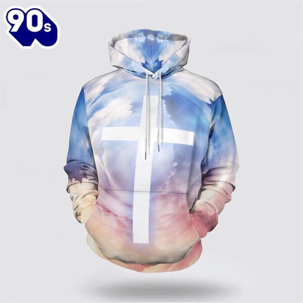 Jesus Christ One Nation Under God Veteran 3D Hoodies For Women Men