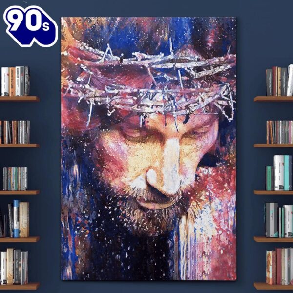 Jesus Christ Watercolor Painting Canvas Posters