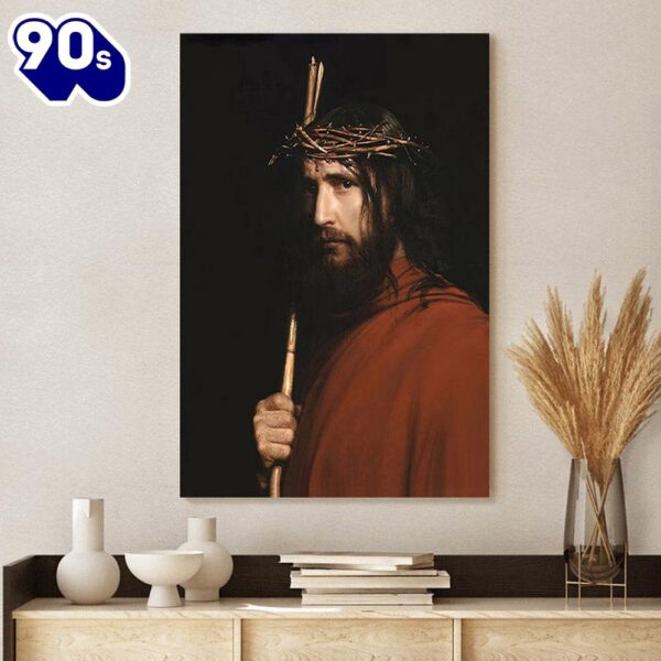 Jesus Christ With Thorns Canvas Pictures Jesus Canvas Painting Christian Canvas Prints , Christian Gifts Christmas