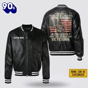 Jesus Christian Faith Over Fear Bomber Jacket For Men Women