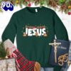 Jesus Christmas Colored Edition Sweatshirt Gift Xmas
