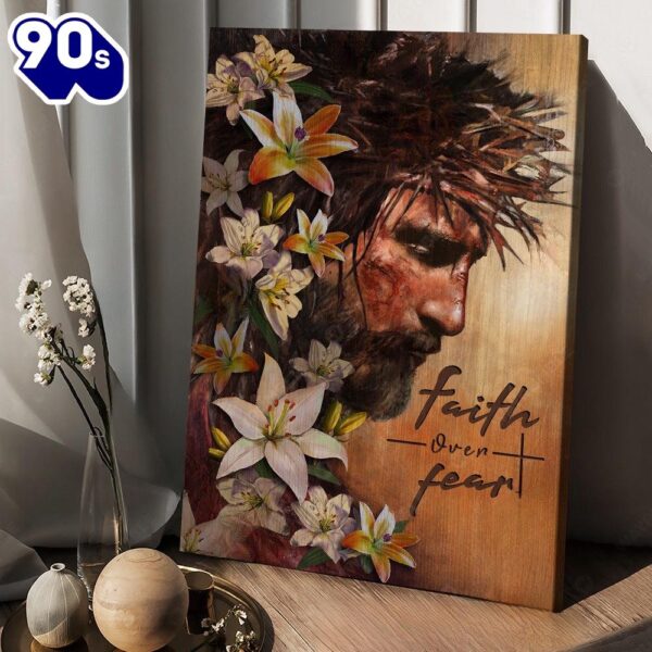 Jesus Faith Over Fair Canvas Poster Canvas Posters