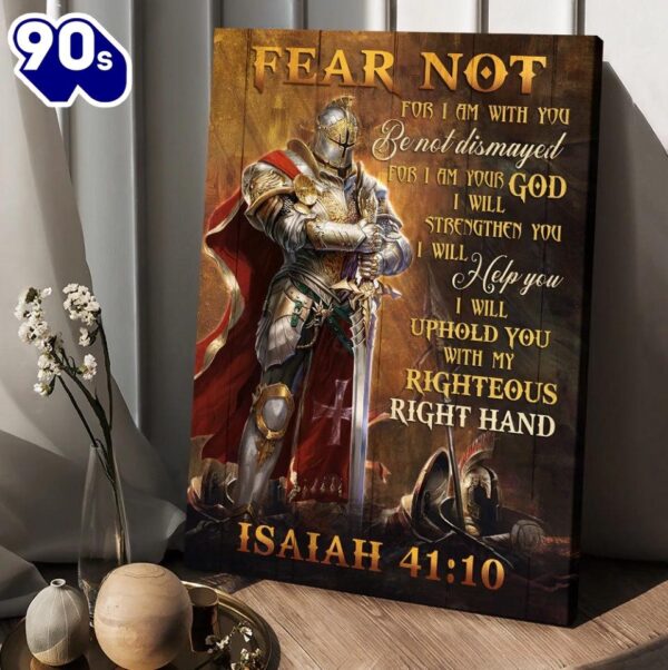 Jesus Fear Not For I Am With You Canvas Warrior Drawing Canvas Posters