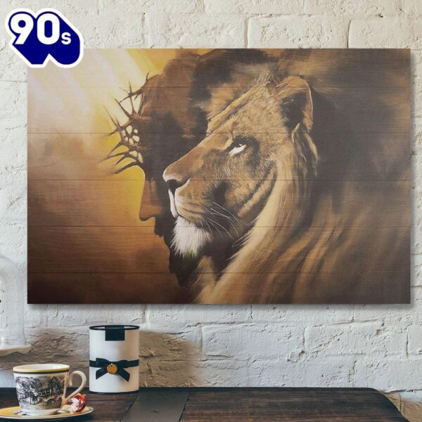 Jesus God Landscape Canvas Prints – God Wall Art – The Lion Of Judah  Gift For Christmas