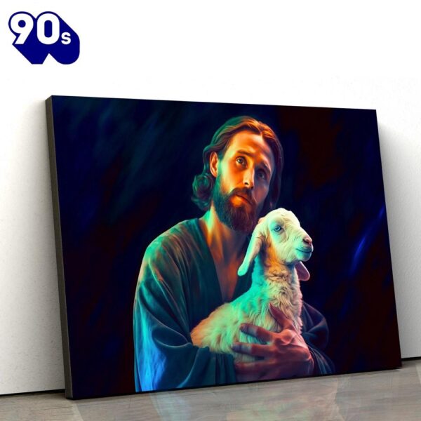Jesus Holding The Lamb Van Gogh Artwork Jesus Canvas Pictures  , Christian Gifts Christmas