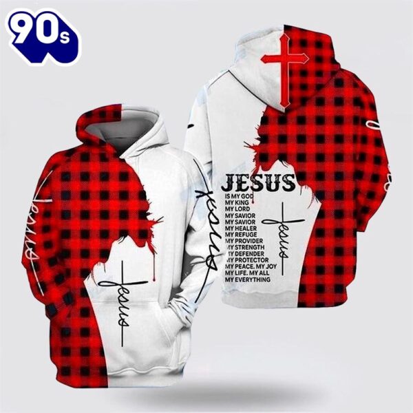 Jesus Is My God My King My Lord 3D Hoodies For Women Men