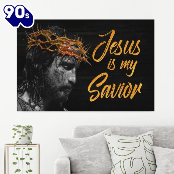 Jesus Is My Savior Canvas Wall Art