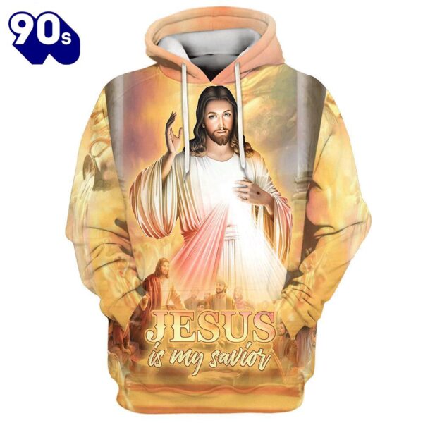 Jesus Is My Savior Hoodie Jesus With His Disciples 3D Hoodies Jesus Hoodie