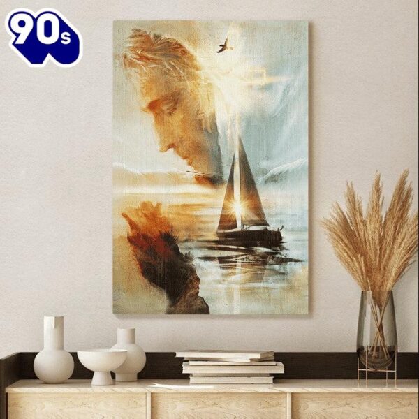 Jesus Praying Canvas Wall Art