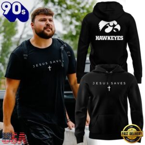 JESUS SAVES x Iowa Hawkeyes 2026 Hoodie