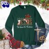 Jesus The Reason For The Season Colored Edition Sweatshirt Gift Xmas