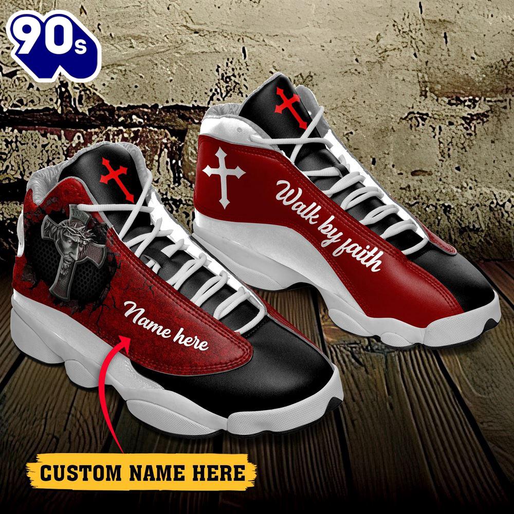 Jesus Walk By Faith Customized Jd13 Shoes For Man And Women Gift Christmas Jesus Walk By Faith Customized Jd13 Shoes For Man And Women Gift Christmas