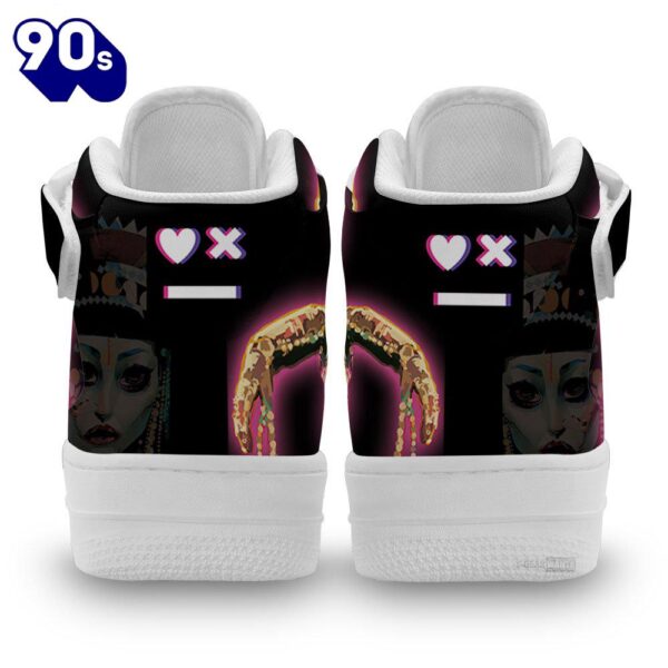 Jibaro High Top Air Force Shoes Custom Love, Death & Robots Sneakers
