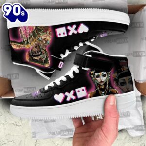 Jibaro High Top Air Force Shoes Custom Love, Death & Robots Sneakers