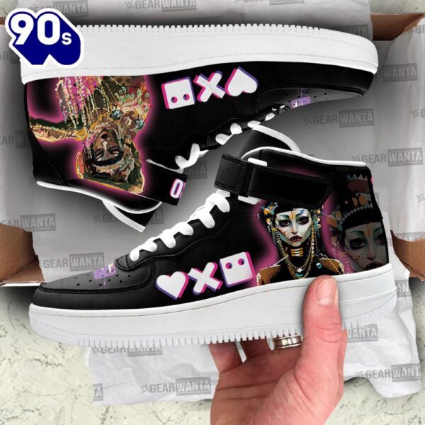 Jibaro High Top Air Force Shoes Custom Love, Death & Robots Sneakers