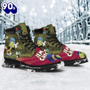 Jiminy Cricket Leather Boots Shoes Pinocchio Gift For Fan