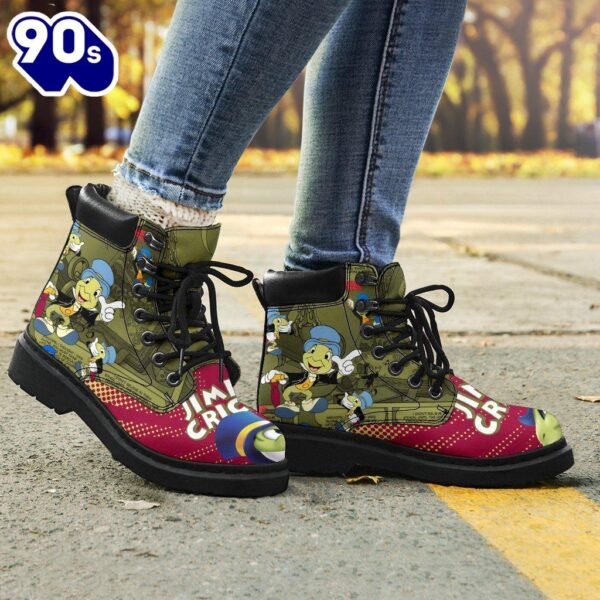 Jiminy Cricket Leather Boots Shoes Pinocchio Gift For Fan