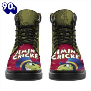 Jiminy Cricket Leather Boots Shoes Pinocchio Gift For Fan