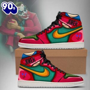 Joker Costume Air Jordan 1 Sneakers – Gift  For Halloween