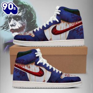 Joker Ha Ha Ha Air Jordan 1 Sneakers – Gift  For Halloween