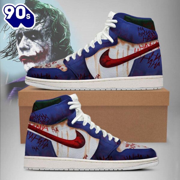 Joker Ha Ha Ha Air Jordan 1 Sneakers – Gift  For Halloween