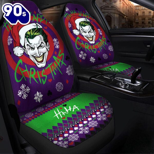 Joker Haha Christmas Premium Custom Car Seat Covers Decor Protectors Gift Xmas