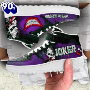 Joker High Top Air Force Shoes Custom Sneakers Fans