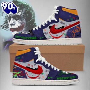 Joker Simply Makes You Stranger Air Jordan 1 Sneakers – Gift  For Halloween