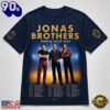 Jonas Brothers Five Albums One Night The Tour 2024 3D Shirt , Music New Design T Shirt