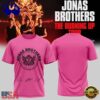 Jonas Brothers The Burning Up Tour 2026 Pink T Shirt, Viral 3D Music Tee