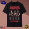 Jonas Brothers The Burning Up Tour All Over Again Concert Dates T Shirt, Trending Music 2D Tee
