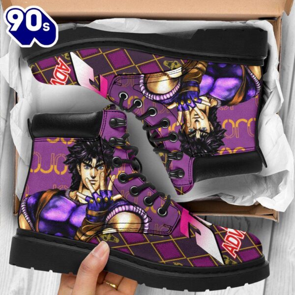 Joseph Joestar Leather Boots JoJo’s Bizarre Adventure Shoes Fan