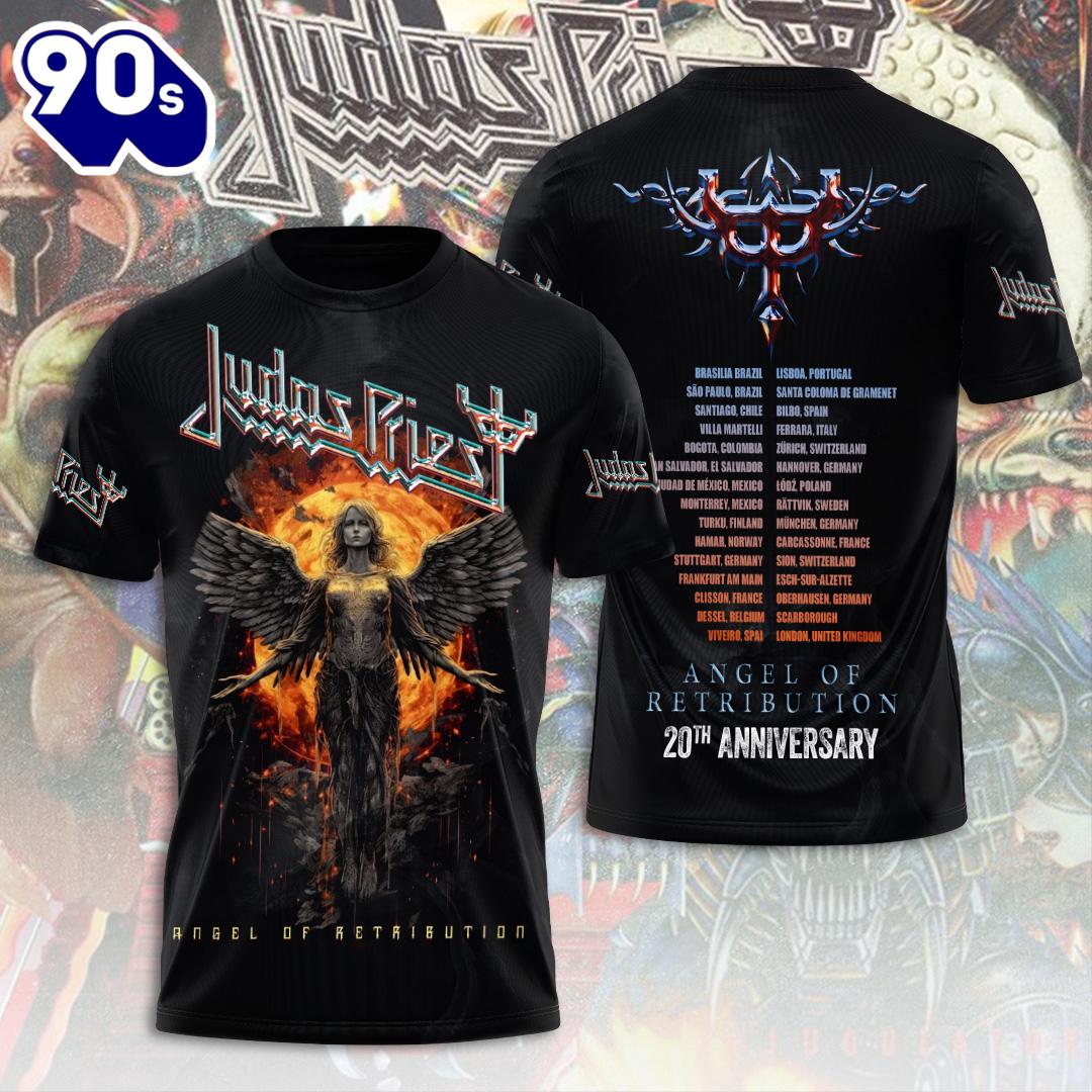 Judas Priest 3D Apparel Gift Summer For Man And Women Rock Music 3D Shirt Judas Priest 3D Apparel Gift Summer For Man And Women Rock Music 3D Shirt